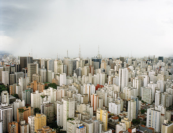 tops of buildings